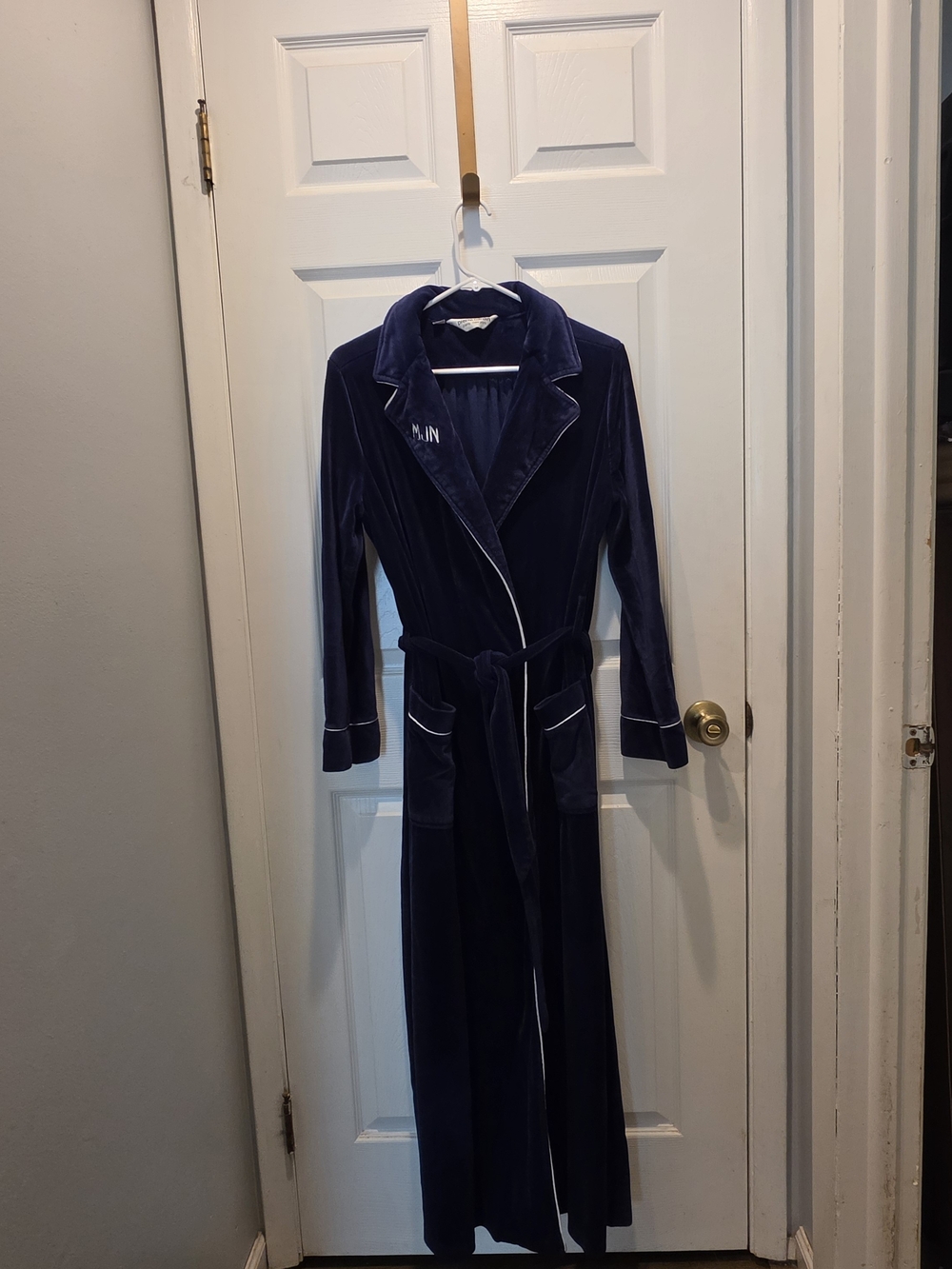 Vintage Pierre Cardin New York Luxury Velour/Velvet Robe